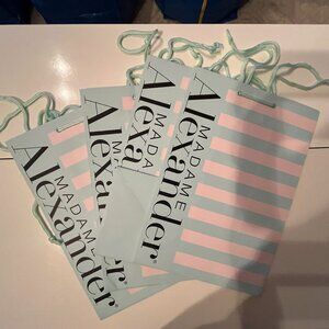 Madame Alexander Large Shopping Bags (Set of 4) (Great Condition - RARE) (p/s/x)